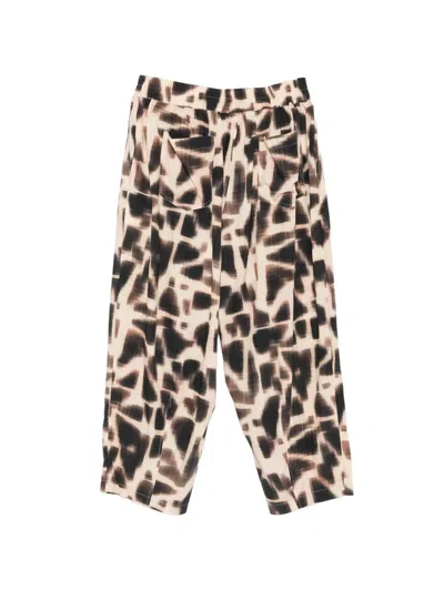 Psophia Geometric-print Drawstring Trousers In Multi