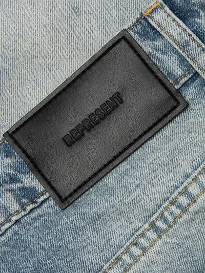 Represent Heaton Distressed Jeans In Blue