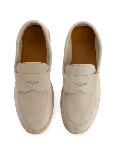 Abarca Suede Espadrilles In Neutral