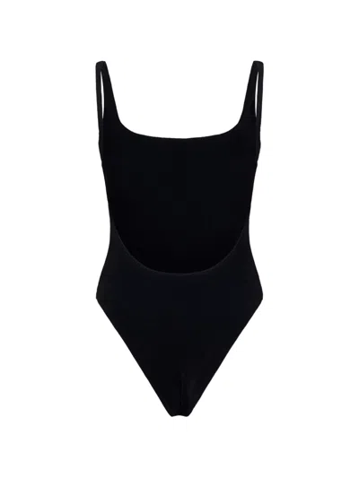 Dsquared2 Backless One-piece Swimsuit In Black