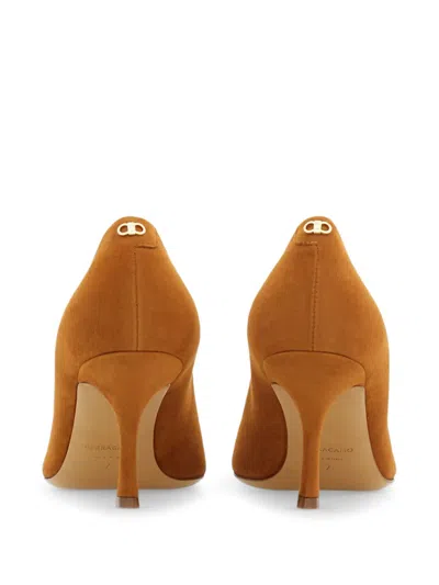 Ferragamo Pump Shoe In Brown