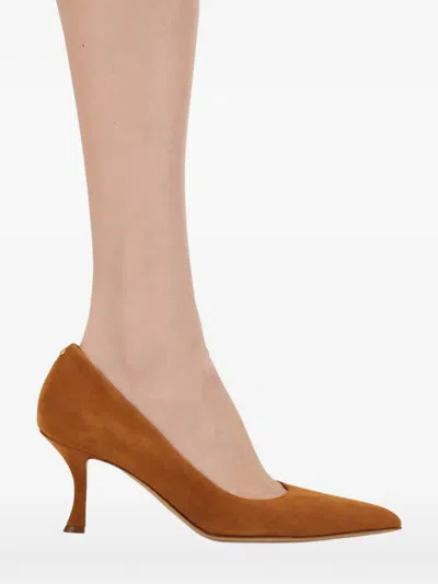 Ferragamo Pump Shoe In Brown