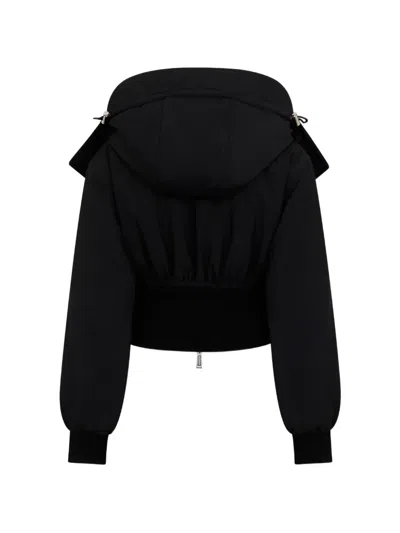 Dsquared2 Military Chic Mini Down Jacket In Black