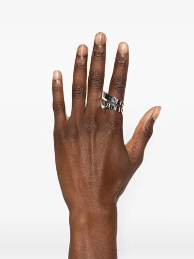 Lag World Arcade Ring In Silver