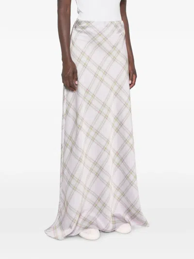 Marques' Almeida Tartan-pattern Maxi Skirt In Multi