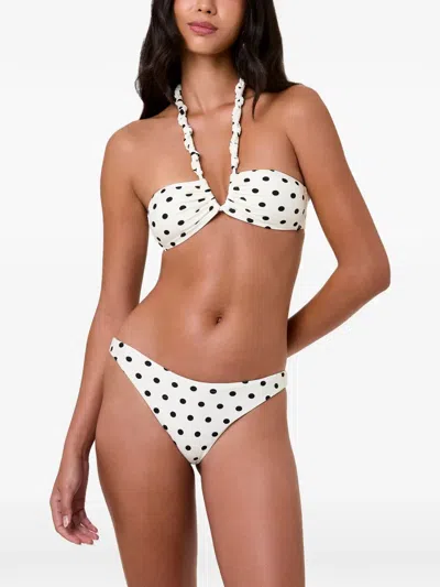 Nicholas Ondine Macrame Bikini Top In White