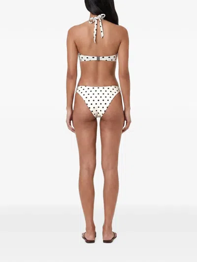 Nicholas Ondine Macrame Bikini Top In White
