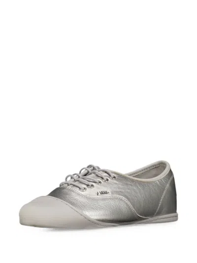 Vans Authentic Prima Square-toe Sneakers In Silver