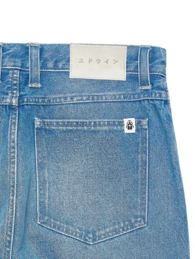 Edwin Matrix Washed Jeans In Blue