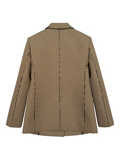 Givenchy U-lock Blazer In Brown