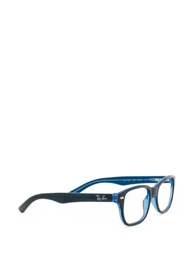 Ray-ban Junior Rectangular Glasses In Blue