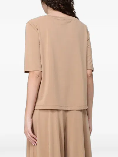 Max Mara Warren Silk And Cashmere Fine Knit Top In Multi