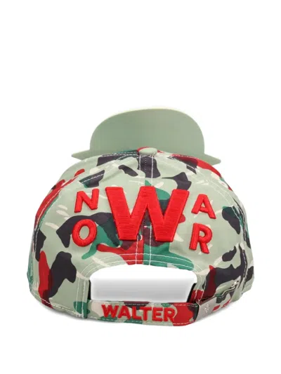 Walter Van Beirendonck Camouflage-pattern Baseball Cap In Multi