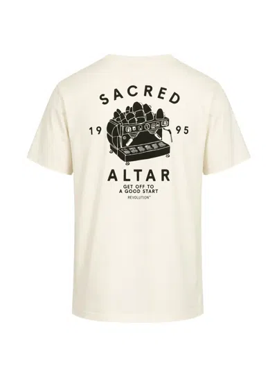 Revolution Now Application T-shirt In White