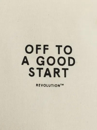 Revolution Now Application T-shirt In White