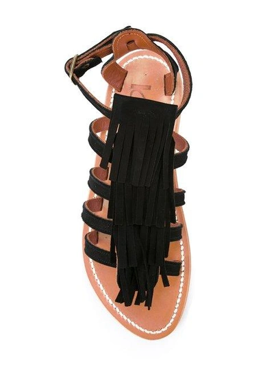 Shop Kjacques Fregate Sandals In Black