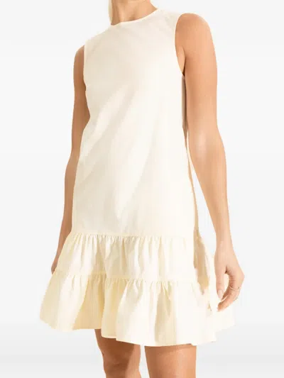 Ulla Johnson Cecily Ruffled Mini Dress In Multi