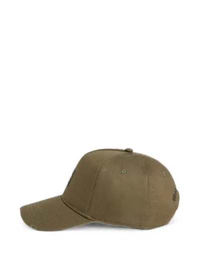 Dsquared2 D2 Upside Down Baseball Cap In Green