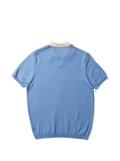Edmmond Studios Dinners Colour-block T-shirt In Blue