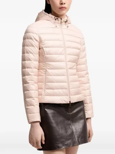 Moncler Igelhood Water-repellent Hooded Down Jacket In Pink