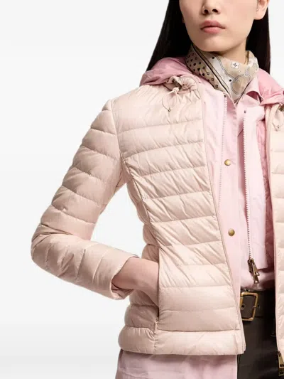 Moncler Igelhood Water-repellent Hooded Down Jacket In Pink