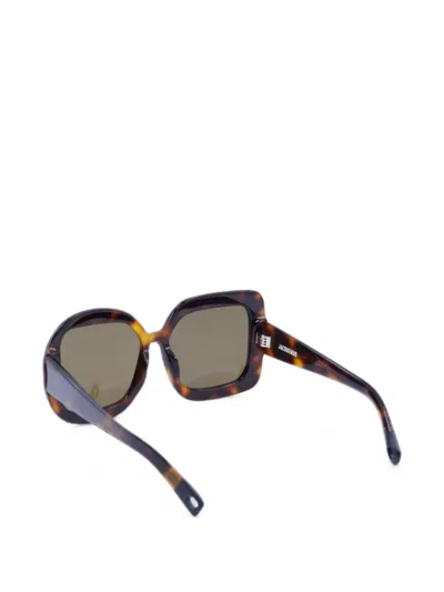 Jacquemus Square-frame Sunglasses In Multi