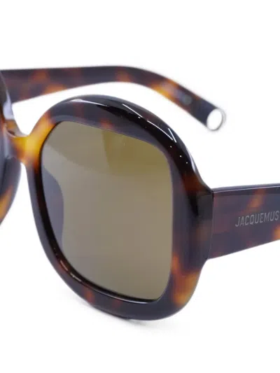 Jacquemus Square-frame Sunglasses In Multi