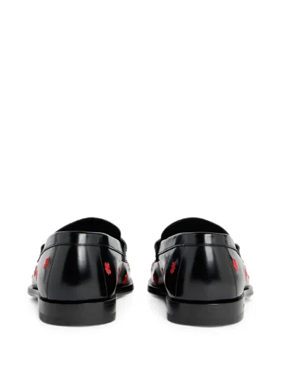 Dsquared2 Maple-leaf Loafers In Black