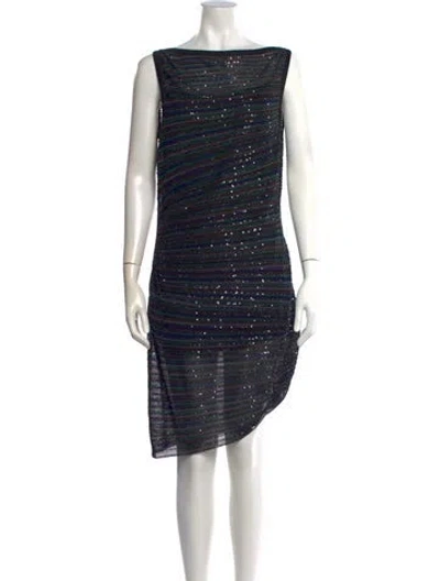 Pre-owned Missoni Striped Mini Dress W/ Tags In Multi
