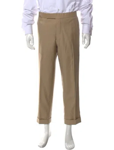 Pre-owned Thom Browne Wool Dress Pants In Neutral