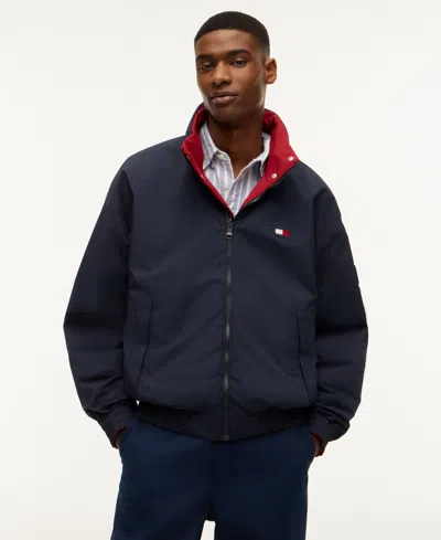 Tommy Hilfiger Reversible Regatta Windbreaker Jacket In Red