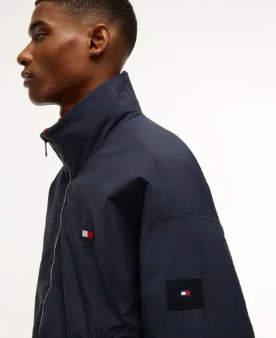 Tommy Hilfiger Reversible Regatta Windbreaker Jacket In Red