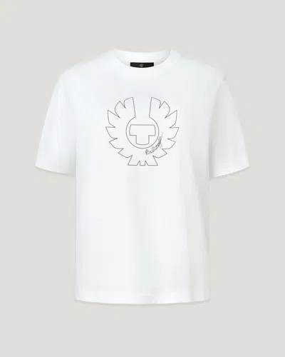 Belstaff Phoenix Graphic T-shirt Cotton Jersey In White