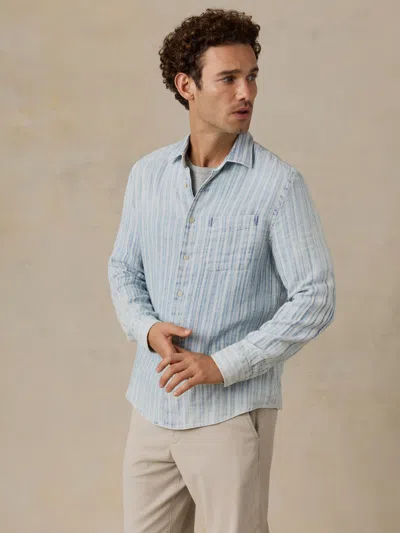 Faherty Double Gauze Shirt In Multi