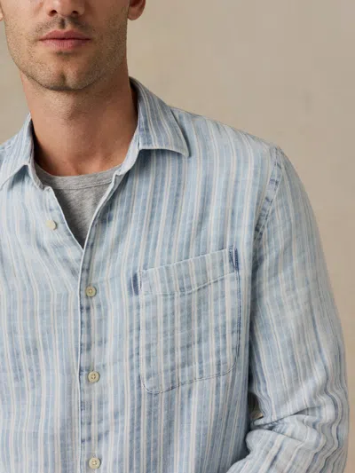 Faherty Double Gauze Shirt In Multi