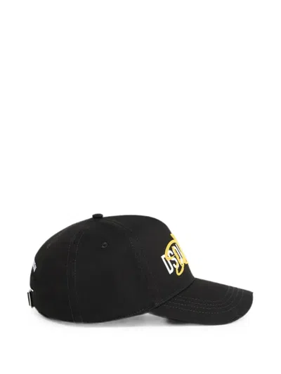 Dsquared2 Logo Baseball Cap In Black