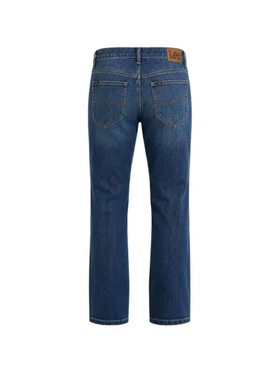 Lee Daren Logo-patch Jeans In Blue