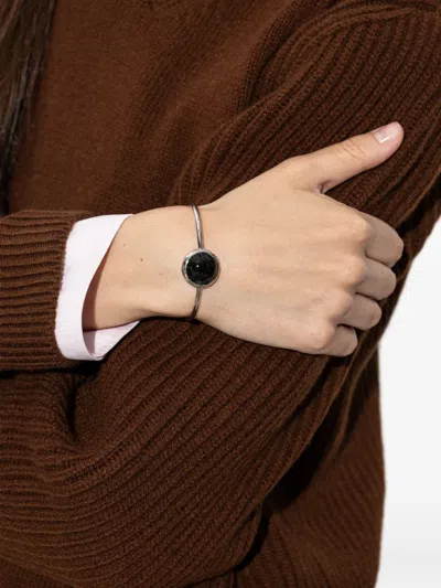 Marni Open-bangle Bracelet In Black