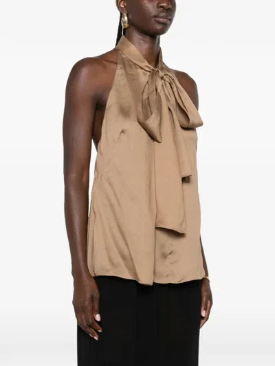 Tom Ford Patterned Halterneck Top In Multi