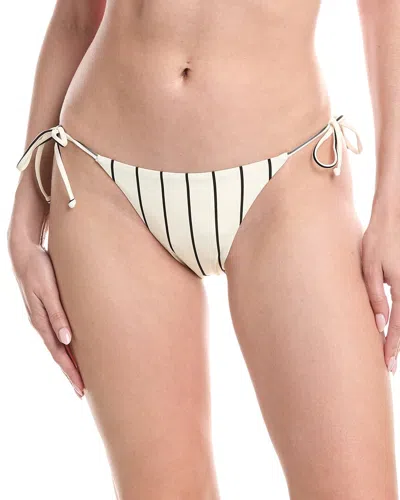 Weworewhat Tie Bikini Bottom In White