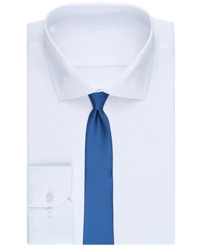 Alfani Men's Solid Texture Slim Tie, Created For Macy's In Pattern