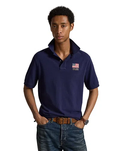 Polo Ralph Lauren Unisex American Icons Stamp Polo Shirt In Blue | ModeSens