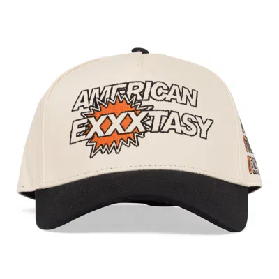 Midnight Rodeo White American Exxxtasy Hat In Yellow