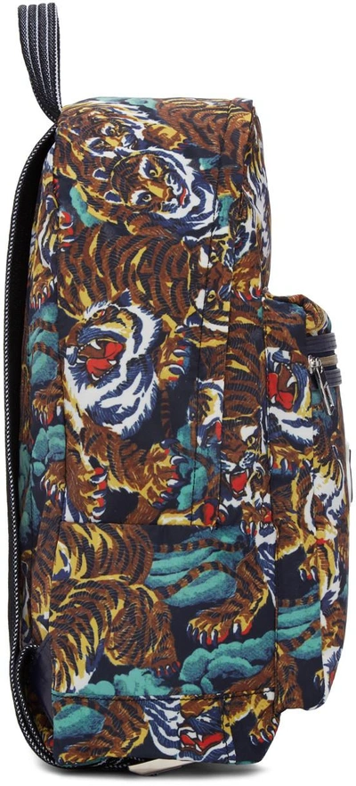 Shop Kenzo Multicolor Flying Tigers Backpack