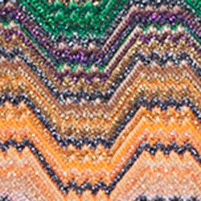 Missoni Metallic Zigzag Triangle Bikini In Multi