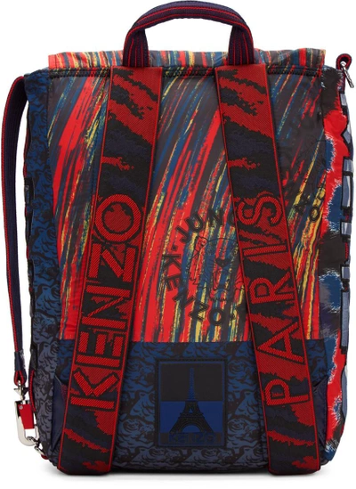 Shop Kenzo Multicolor Icons Backpack