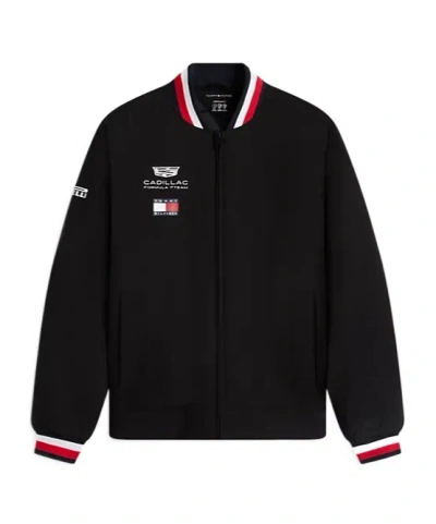 Tommy Hilfiger Tommy X Cadillac F1 Team Replica Bomber In Black