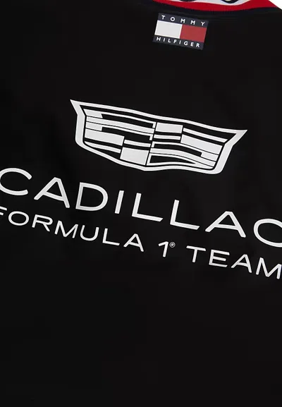 Tommy Hilfiger Tommy X Cadillac F1 Team Replica Bomber In Black