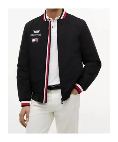 Tommy Hilfiger Tommy X Cadillac F1 Team Replica Bomber In Black