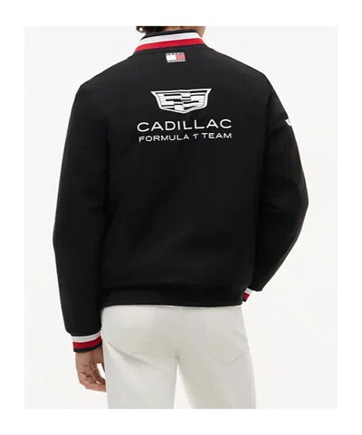 Tommy Hilfiger Tommy X Cadillac F1 Team Replica Bomber In Black